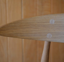 画像をギャラリービューアに読み込む, CH33T (座板)オーク材オイル仕上げ 送料無料(納期 約5ケ月)