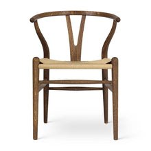画像をギャラリービューアに読み込む, Yチェア43cm/スモークドオイル仕上げ/ナチュラルペーパーコード即納可 2脚/送料無料