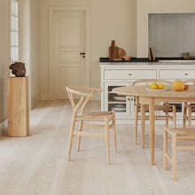 画像をギャラリービューアに読み込む, Yチェア45cmオーク材ソープ仕上げ/注文後約2週間(送料無料)