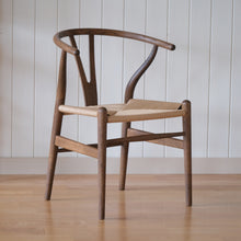 画像をギャラリービューアに読み込む, Yチェア43cm/スモークドオイル仕上げ/ナチュラルペーパーコード即納可 2脚/送料無料