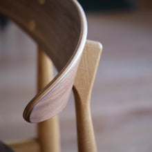 画像をギャラリービューアに読み込む, CH33T(座板)背・座(ウォルナット材オイル仕上げ)納期約5ケ月/送料無料