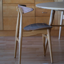 画像をギャラリービューアに読み込む, CH33T(座板)背・座(ウォルナット材オイル仕上げ)納期約5ケ月/送料無料