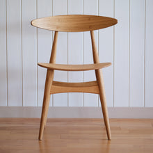 画像をギャラリービューアに読み込む, CH33T (座板)オーク材オイル仕上げ 送料無料(納期 約5ケ月)