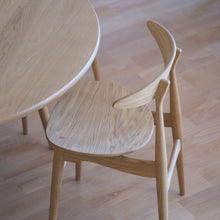 画像をギャラリービューアに読み込む, CH33T (座板)オーク材オイル仕上げ 送料無料(納期 約5ケ月)