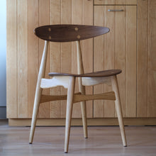 画像をギャラリービューアに読み込む, CH33T(座板)背・座(ウォルナット材オイル仕上げ)納期約5ケ月/送料無料