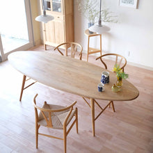 画像をギャラリービューアに読み込む, オーバルテーブル 2000×880(受注生産/納期約3ケ月)組立設置送料無料