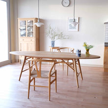 画像をギャラリービューアに読み込む, オーバルテーブル 2400(受注生産/納期約4ケ月)組立設置送料無料