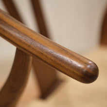 画像をギャラリービューアに読み込む, Yチェア43cmウォルナット材オイル/ナチュラルぺーパーコード/納期6ヶ月/送料無料