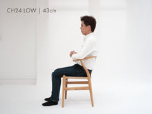 画像をギャラリービューアに読み込む, Yチェア43㎝オークオイル/ナチュラルペーパーコード【即納可】