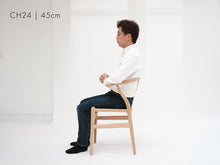 画像をギャラリービューアに読み込む, Yチェア43㎝オークオイル/ナチュラルペーパーコード【即納可】