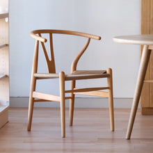 画像をギャラリービューアに読み込む, Yチェア43cmビーチ材オイル仕上げ/ナチュラルペーパーコード/R8,1月末入荷待(予約受付中)/送料無料