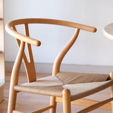 画像をギャラリービューアに読み込む, Yチェア43㎝ビーチオイル仕上げ/ナチュラルペーパーコード【即納可】