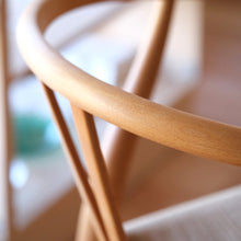 画像をギャラリービューアに読み込む, Yチェア43㎝ビーチオイル仕上げ/ナチュラルペーパーコード【即納可】