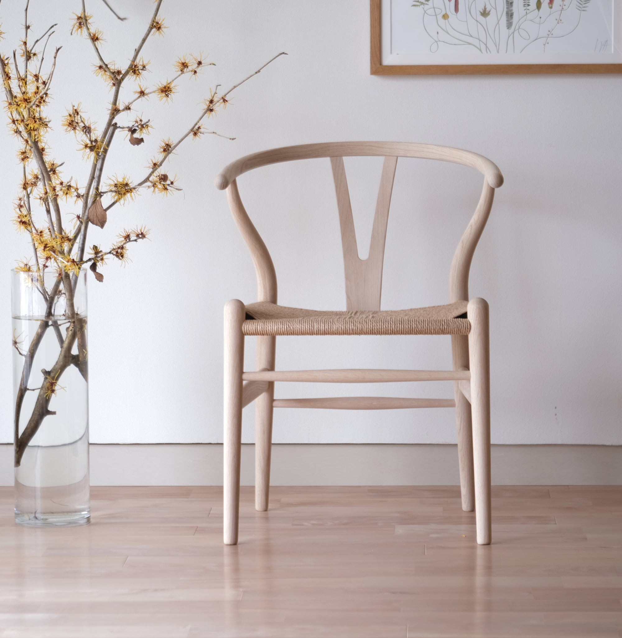 Yチェア43cm/オークソープ/ナチュラルペーパーコード【即納可】 – 奥田家具