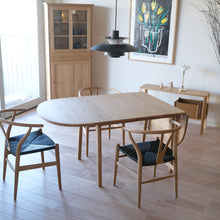 画像をギャラリービューアに読み込む, Yチェア45cmオーク材オイル仕上げ／座ブラックぺーパーコード／在庫有（即納可）送料無料
